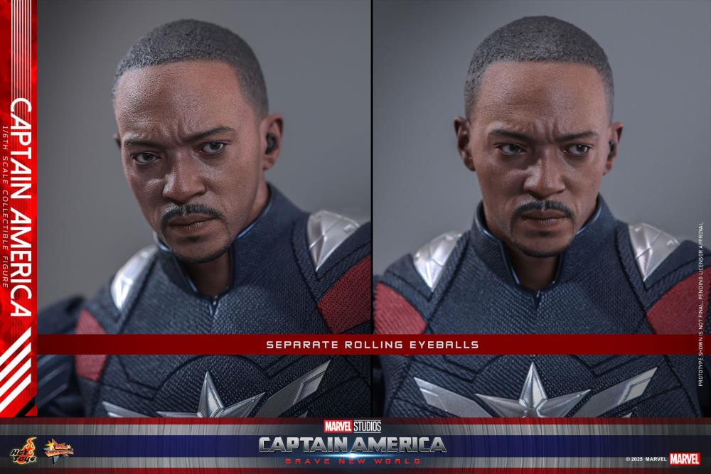 Captain America: Brave New World MMS779 Captain America 1/6th Scale Collectible Figure Gallery Image 19
