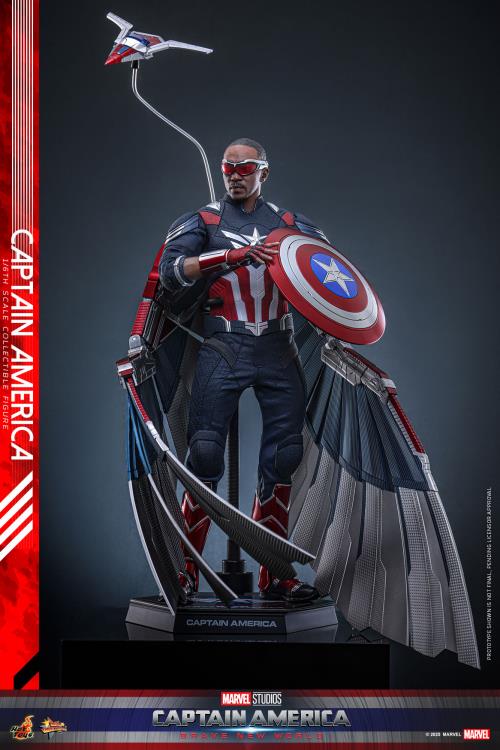 Captain America: Brave New World MMS779 Captain America 1/6th Scale Collectible Figure Gallery Image 5