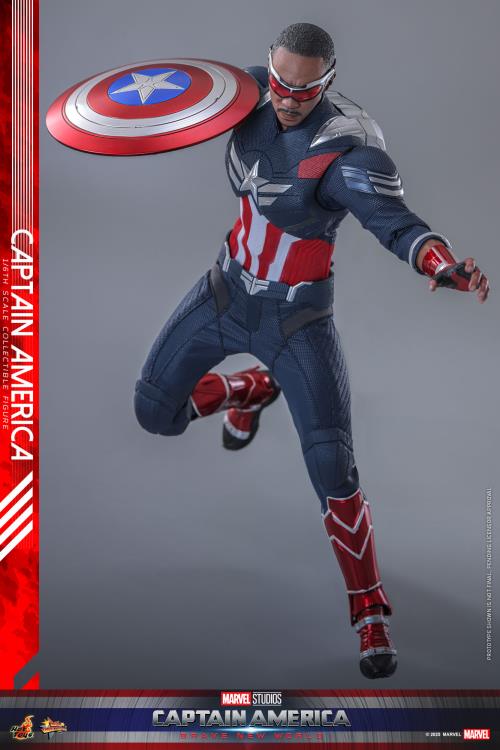 Captain America: Brave New World MMS779 Captain America 1/6th Scale Collectible Figure Gallery Image 12