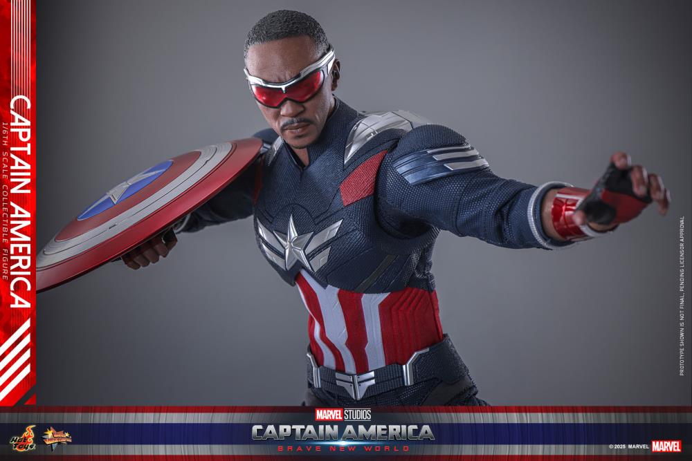 Captain America: Brave New World MMS779 Captain America 1/6th Scale Collectible Figure Gallery Image 17