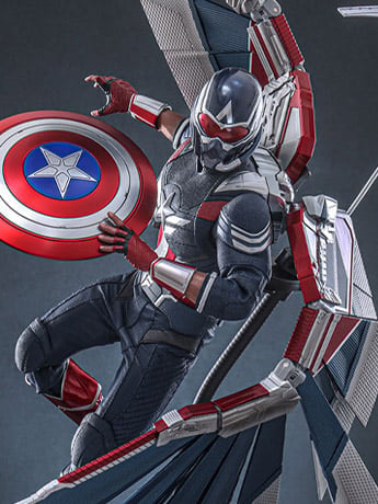 Captain America: Brave New World MMS779 Captain America 1/6th Scale Collectible Figure Gallery Image 2