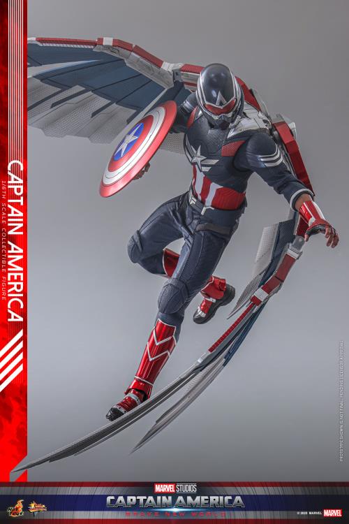 Captain America: Brave New World MMS779 Captain America 1/6th Scale Collectible Figure Gallery Image 9