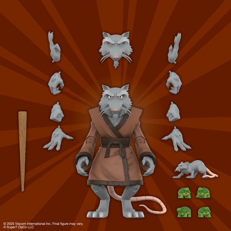 Teenage Mutant Ninja Turtles ULTIMATES! Splinter (2003 Animated Series) Action Figure Gallery Image 4