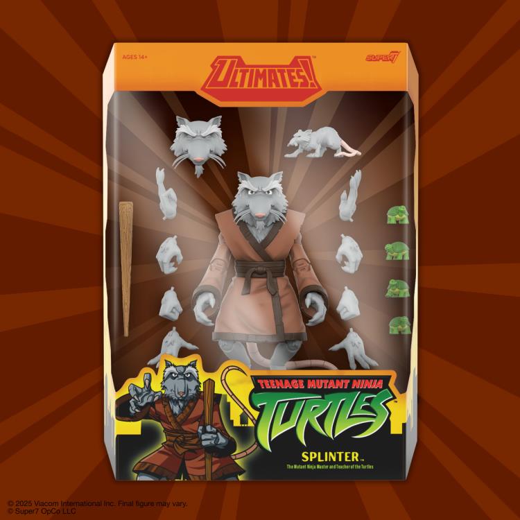 Teenage Mutant Ninja Turtles ULTIMATES! Splinter (2003 Animated Series) Action Figure Gallery Image 5