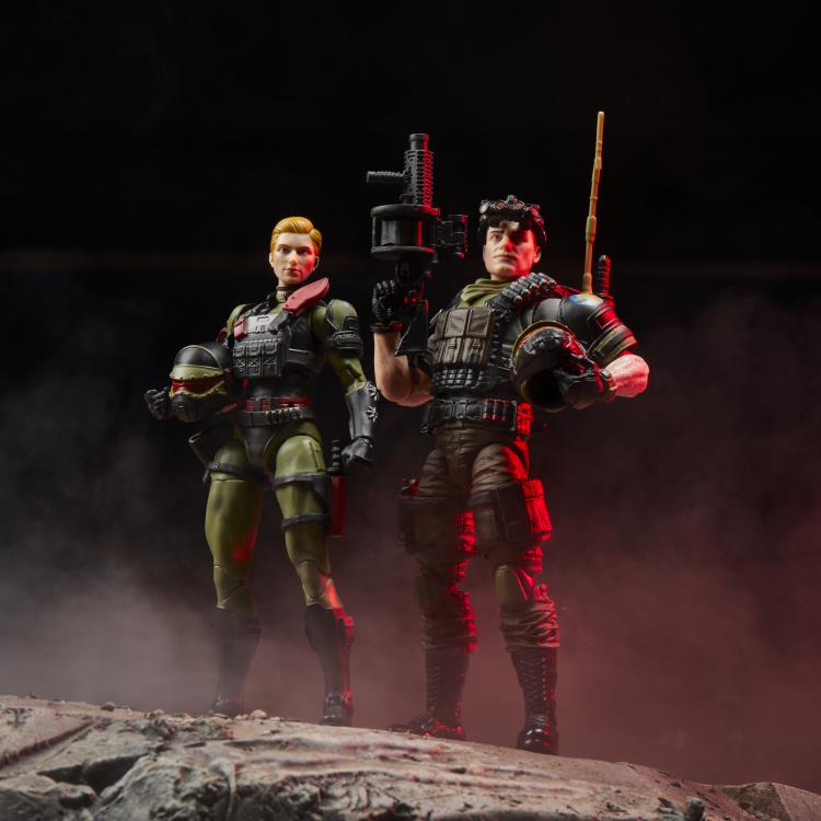 G.I. Joe Classified Series #138 Night Force Vincent R. "Falcon" Falcone & Quarrel Action Figure Two-Pack Gallery Image 4