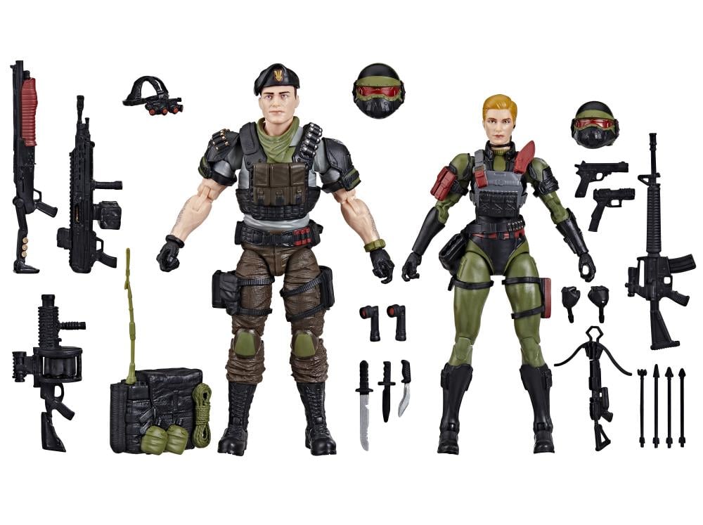 G.I. Joe Classified Series #138 Night Force Vincent R. "Falcon" Falcone & Quarrel Action Figure Two-Pack Gallery Image 12