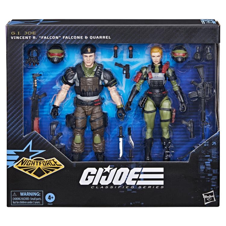G.I. Joe Classified Series #138 Night Force Vincent R. "Falcon" Falcone & Quarrel Action Figure Two-Pack Gallery Image 14