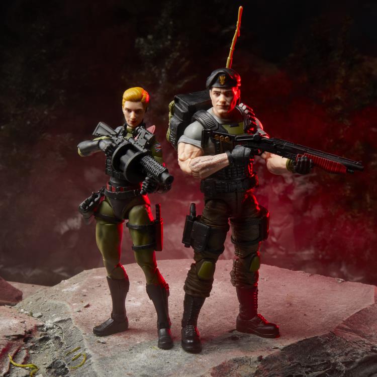 G.I. Joe Classified Series #138 Night Force Vincent R. "Falcon" Falcone & Quarrel Action Figure Two-Pack Gallery Image 3