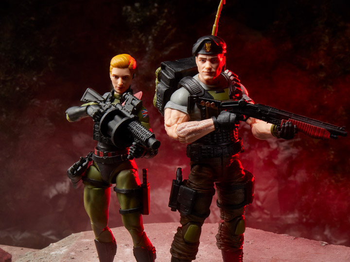 G.I. Joe Classified Series #138 Night Force Vincent R. "Falcon" Falcone & Quarrel Action Figure Two-Pack Gallery Image 1