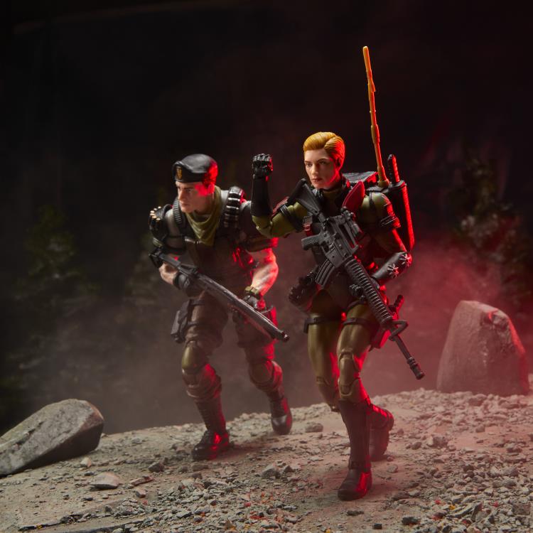 G.I. Joe Classified Series #138 Night Force Vincent R. "Falcon" Falcone & Quarrel Action Figure Two-Pack Gallery Image 5