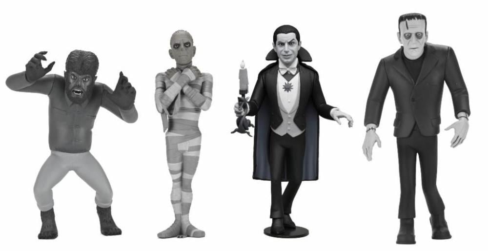 Universal Monsters Toony Terrors Silver Screen Edition Set of 4 Figures Gallery Image 15