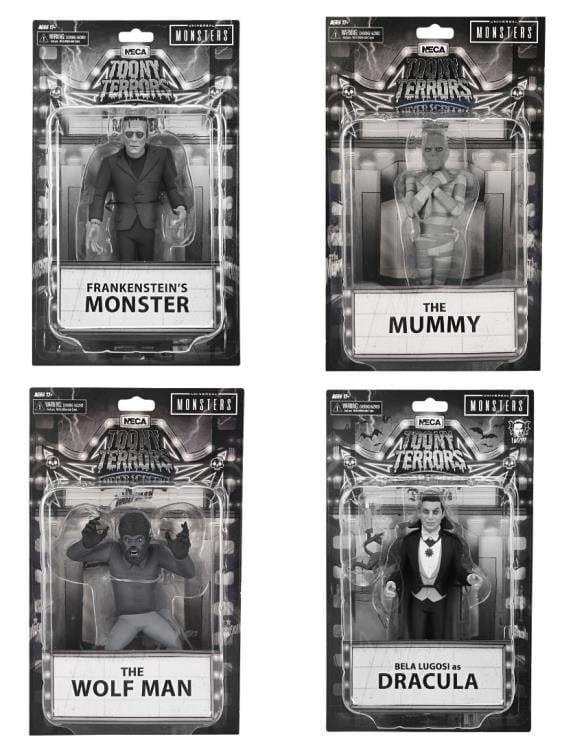 Universal Monsters Toony Terrors Silver Screen Edition Set of 4 Figures Gallery Image 16