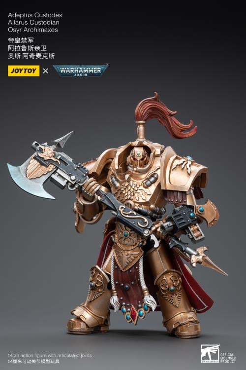 Warhammer 40k Adeptus Custodes Allarus Custodian Osyr Archimaxes 1/18 Scale Action Figure (Reissue) Gallery Image 3