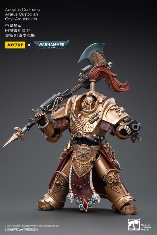Warhammer 40k Adeptus Custodes Allarus Custodian Osyr Archimaxes 1/18 Scale Action Figure (Reissue) Gallery Image 7