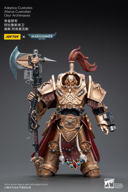 Warhammer 40k Adeptus Custodes Allarus Custodian Osyr Archimaxes 1/18 Scale Action Figure (Reissue) Gallery Image 5