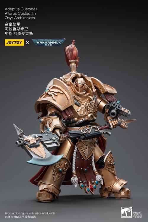 Warhammer 40k Adeptus Custodes Allarus Custodian Osyr Archimaxes 1/18 Scale Action Figure (Reissue) Gallery Image 6
