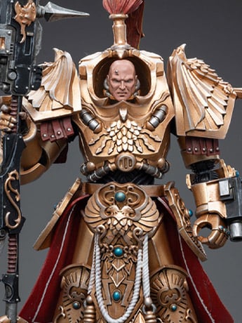 Warhammer 40k Adeptus Custodes Shield-Captain in Allarus Terminator Armour Hydon Seronis 1/18 Scale Action Figure (Reissue) Gallery Image 2