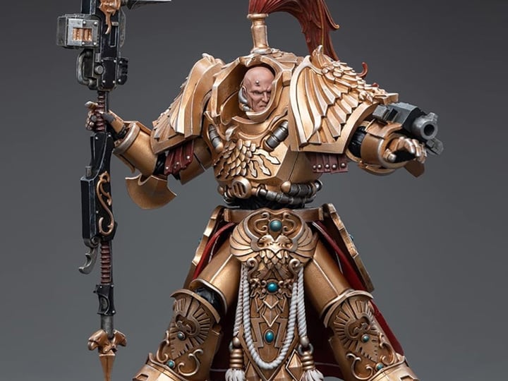 Warhammer 40k Adeptus Custodes Shield-Captain in Allarus Terminator Armour Hydon Seronis 1/18 Scale Action Figure (Reissue) Gallery Image 1