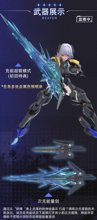 Mecha Angel Series Black Swan Elysia 1/12 Scale Model Kit