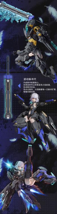 Mecha Angel Series Black Swan Elysia 1/12 Scale Model Kit