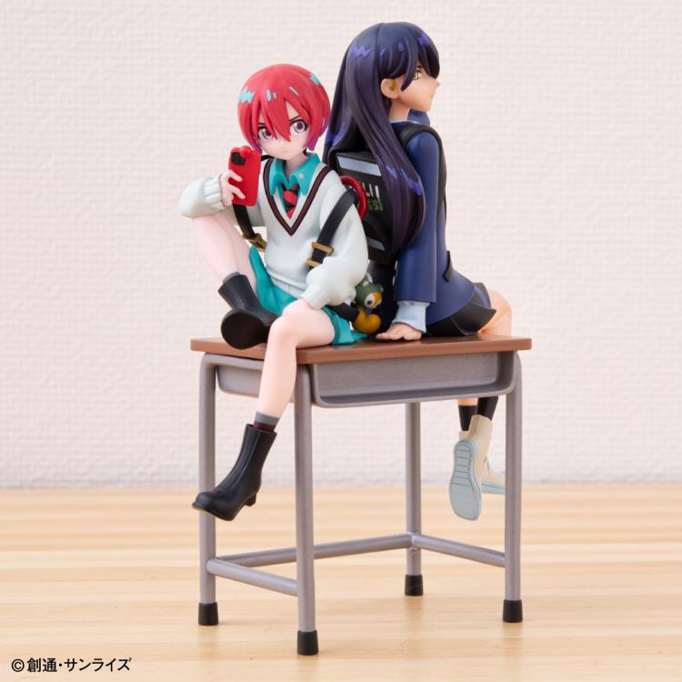 Mobile Suit Gundam GQuuuuuuX Gasha Portraits Machu & Nyaan Figure