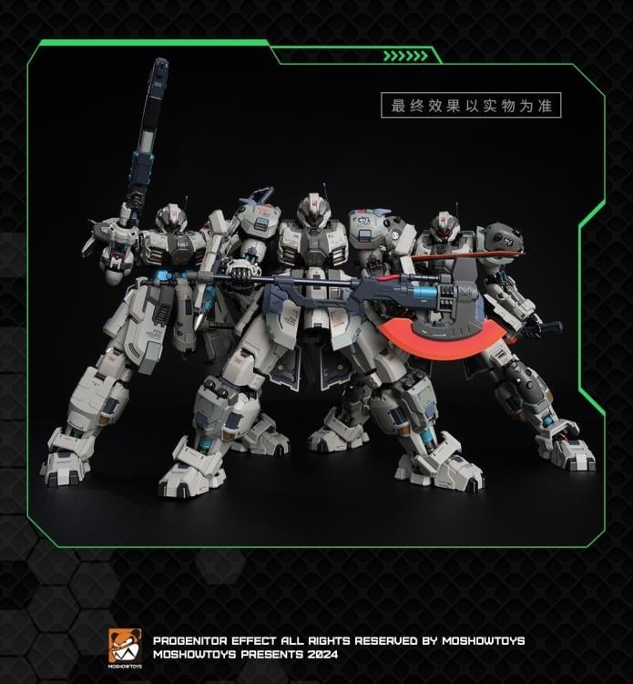 Progenitor Effect Illustrious Class ZY006 Team Foxhound Butcher Mecha Action Figure Set Gallery Image 3