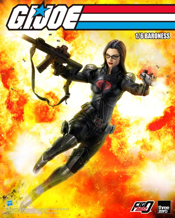 G.I. Joe FigZero Baroness 1/6 Scale Action Figure Gallery Image 3