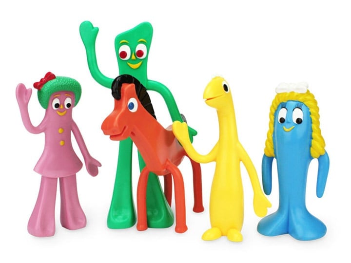 The Gumby Show Gumby & Friends Boxed Bendable Figure Set