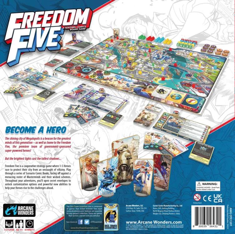 Freedom Five Board Game Gallery Image 5