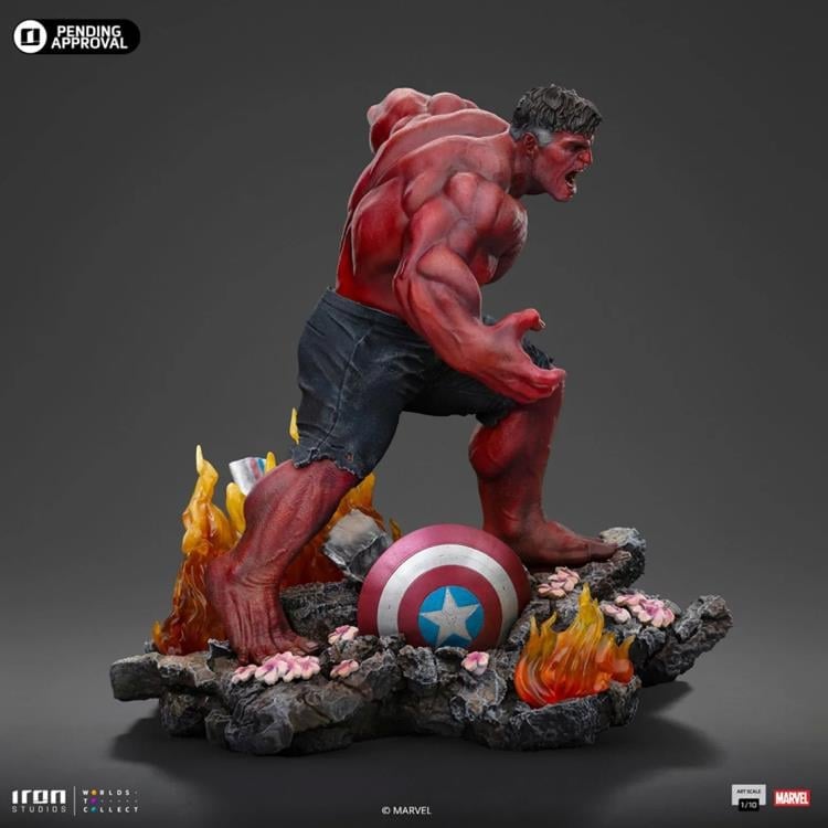 Captain America: Brave New World Red Hulk 1/10 Art Scale Limited Edition Statue Gallery Image 8