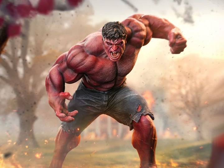 Captain America: Brave New World Red Hulk 1/10 Art Scale Limited Edition Statue Gallery Image 1