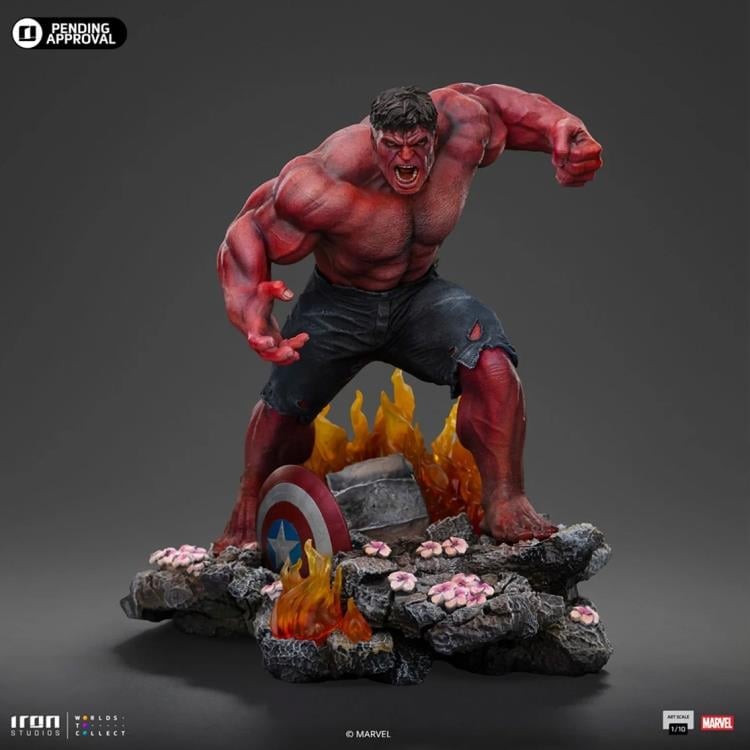 Captain America: Brave New World Red Hulk 1/10 Art Scale Limited Edition Statue Gallery Image 5