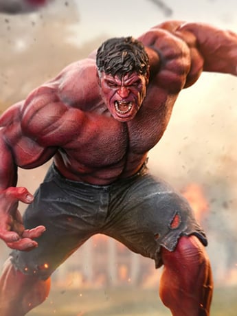 Captain America: Brave New World Red Hulk 1/10 Art Scale Limited Edition Statue Gallery Image 2