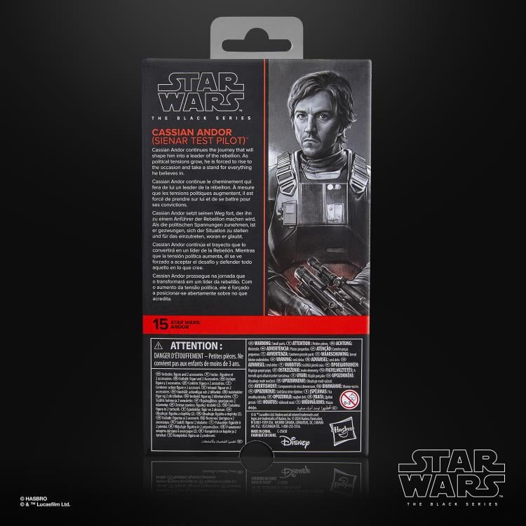 Star Wars: The Black Series 6" Cassian Andor (Sienar Test Pilot) Action Figure Gallery Image 12