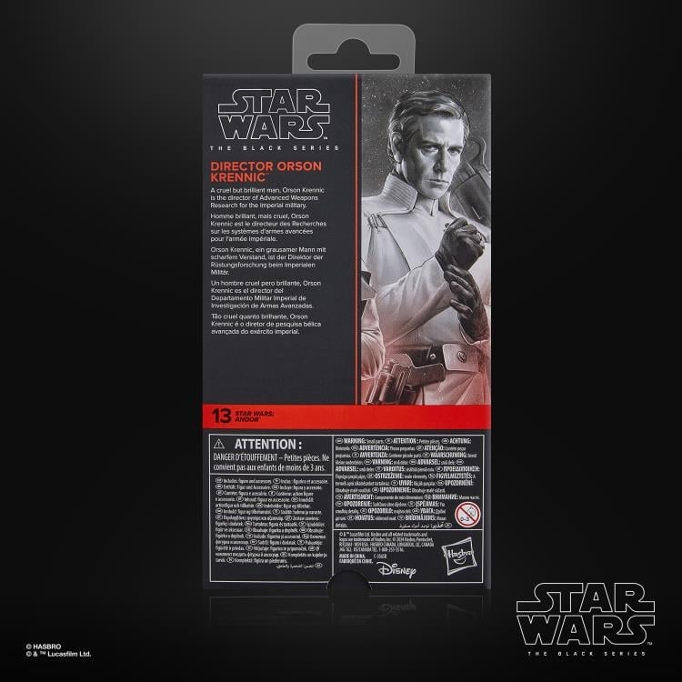 Star Wars: The Black Series 6" Director Orson Krennic (Andor) Action Figure Gallery Image 13