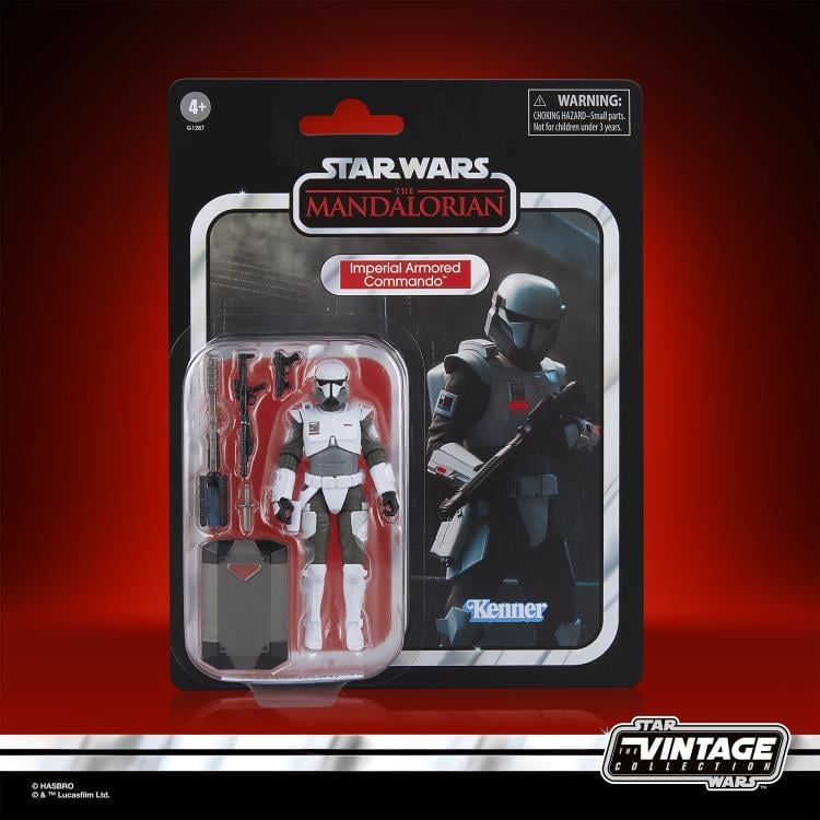 Star Wars: The Vintage Collection Imperial Armored Commando (The Mandalorian) Deluxe Action Figure Gallery Image 11