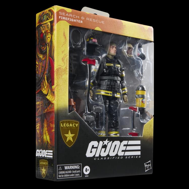 G.I. Joe Classified Series Legacy Collection Search & Rescue Firefighter Action Figure Gallery Image 22