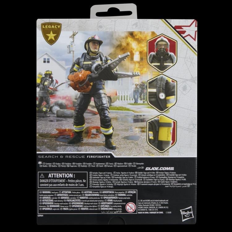 G.I. Joe Classified Series Legacy Collection Search & Rescue Firefighter Action Figure Gallery Image 23