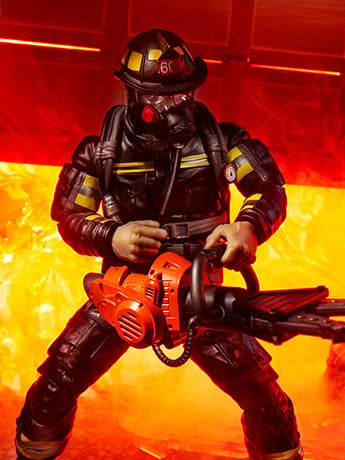 G.I. Joe Classified Series Legacy Collection Search & Rescue Firefighter Action Figure Gallery Image 2