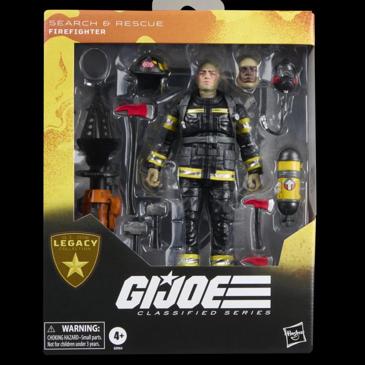 G.I. Joe Classified Series Legacy Collection Search & Rescue Firefighter Action Figure Gallery Image 21