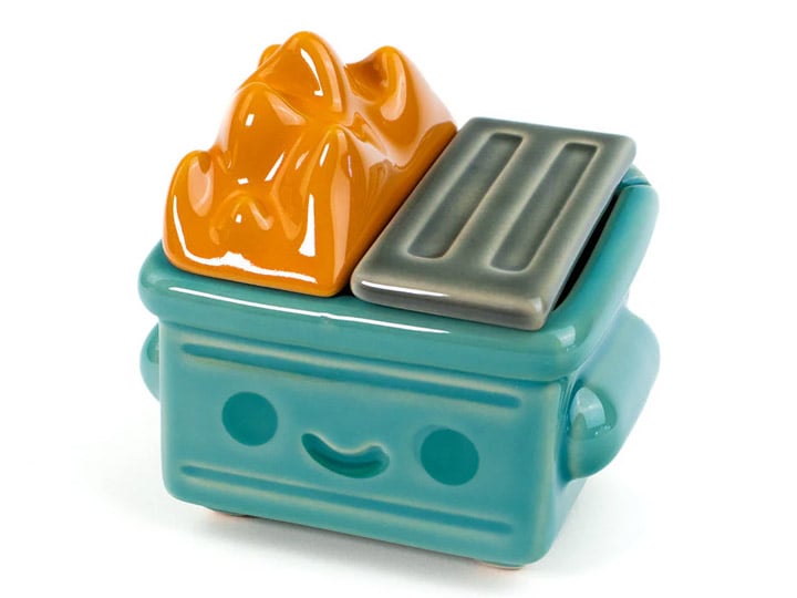Dumpster Fire Trash Stash Ceramic Figure Gallery Image 1