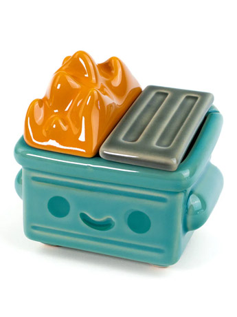 Dumpster Fire Trash Stash Ceramic Figure Gallery Image 2