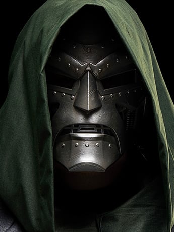 Marvel Legends Doctor Doom Helmet with Hood Replica Gallery Image 2