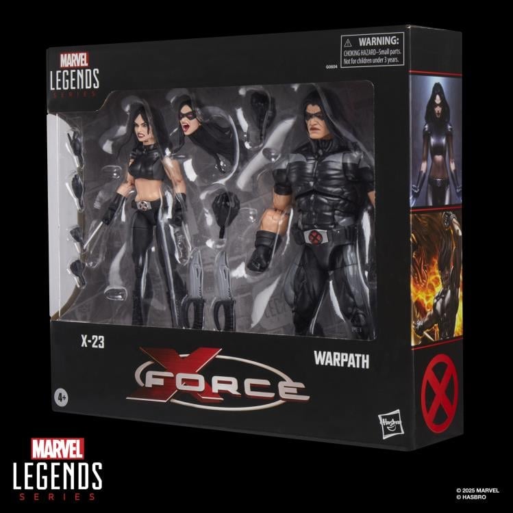 マーベルレジェンド X-23 ウォーパス セット (X-Force)箱凹み大 X-Force Marvel Legends Warpath and X-23 Action Figure Two-Pack