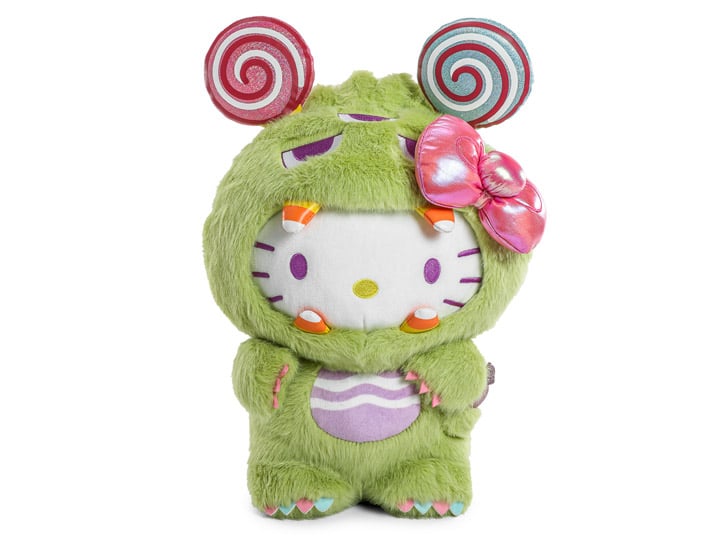 Hello Kitty Sweet Kaiju Green Plush