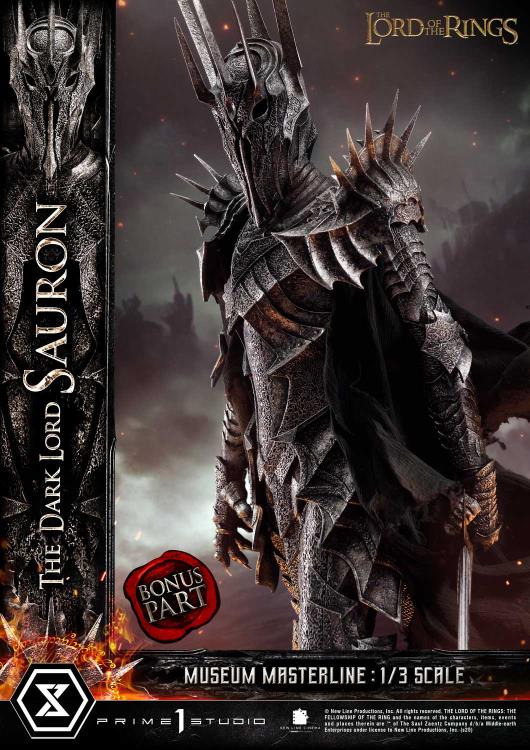 The Lord of the Rings Museum Masterline The Dark Lord Sauron (Bonus Ver.) 1/3 Scale Limited Edition Statue Gallery Image 30