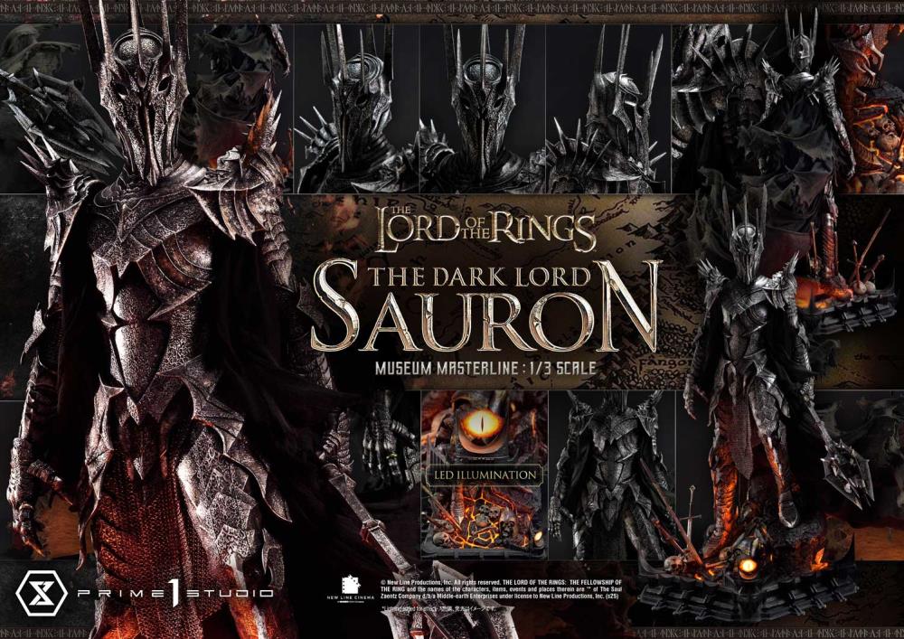The Lord of the Rings Museum Masterline The Dark Lord Sauron (Bonus Ver.) 1/3 Scale Limited Edition Statue Gallery Image 49