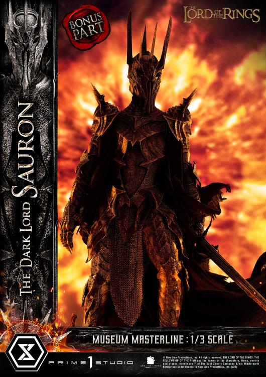 The Lord of the Rings Museum Masterline The Dark Lord Sauron (Bonus Ver.) 1/3 Scale Limited Edition Statue Gallery Image 45