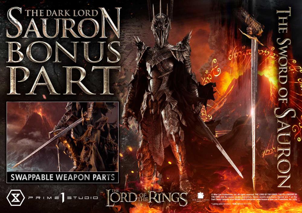 The Lord of the Rings Museum Masterline The Dark Lord Sauron (Bonus Ver.) 1/3 Scale Limited Edition Statue Gallery Image 4