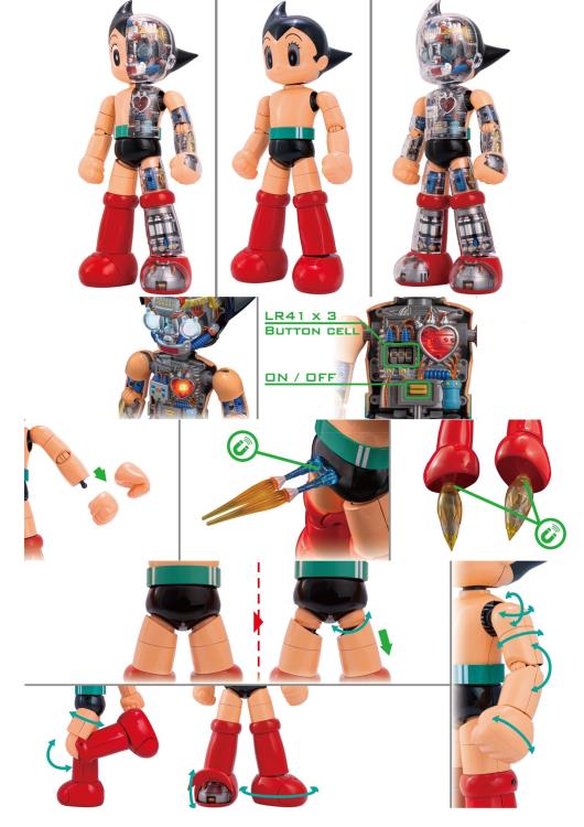Astro Boy TZKA-008 Astro Boy (Mechanical Clear DX3.0) Action Figure